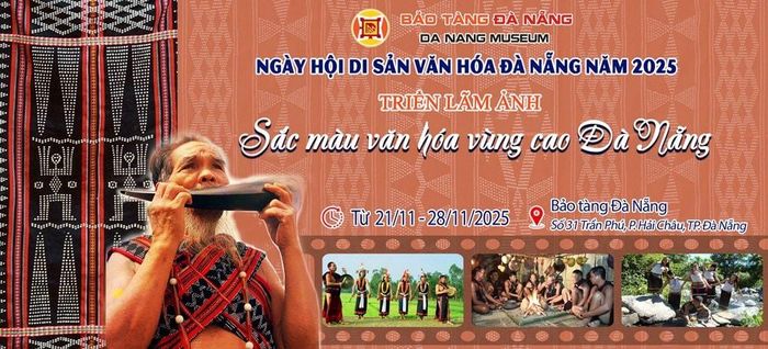 Triển lãm ảnh "Sắc màu văn hóa vùng cao Đà Nẵng" diễn ra tại Bảo tàng Đà Nẵng, số 31 Trần Phú. Ảnh: BTC