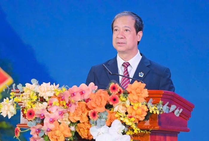 Bộ trưởng Nguyễn Kim Sơn phát động phong trào thi đua giai đoạn 2025–2030 - Ảnh: VGP/Thu Trang