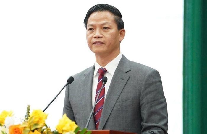 Tân Chủ tịch UBND tỉnh Thái Nguyên Vương Quốc Tuấn phát biểu nhận nhiệm vụ.