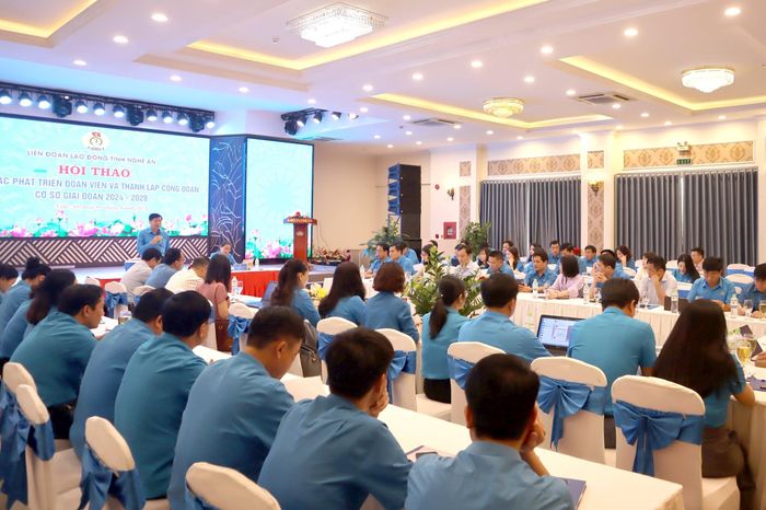 Phong trào thi đua đã giúp tổ chức công đoàn ngày càng lớn mạnh. Ảnh: Diệp Thanh
