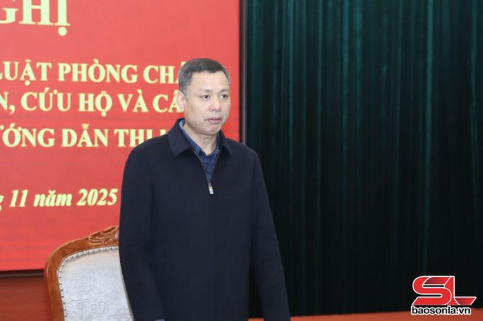 Đồng chí Nguyễn Thành Công phát biểu khai mạc Hội nghị.