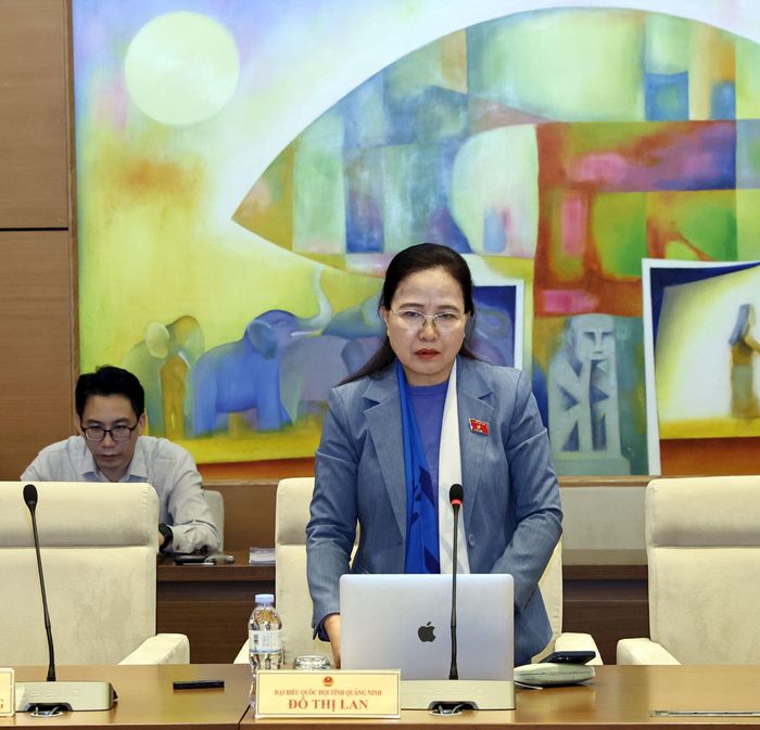 ĐBQH Đỗ Thị Lan (Quảng Ninh) phát biểu