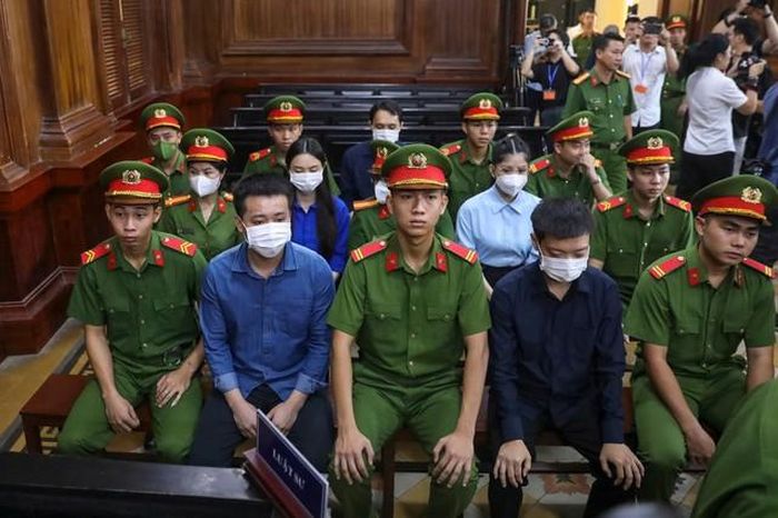 Một góc phòng xử án. Ảnh: Duy Anh