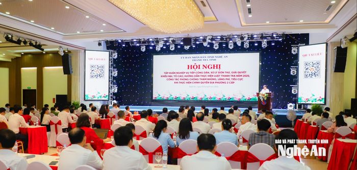 Thanh tra tỉnh Nghệ An tổ chức Hội nghị quán triệt, triển khai Luật Thanh tra năm 2025 và các văn bản hướng dẫn thi hành.