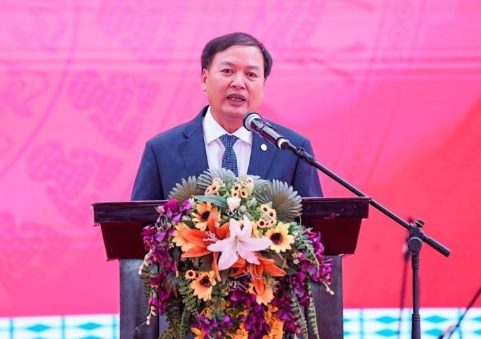 Ông Trịnh Ngọc Chung, Cục trưởng Cục Văn hóa các dân tộc Việt Nam phát biểu. Ảnh: Khánh Hòa - TTXVN