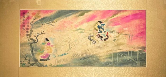 Thủ ấn họa “Chia tay tạm biệt đôi ta” (1965) của Tú Duyên