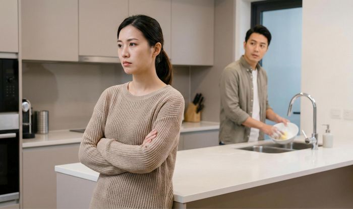 Câu nói "Em cần gì cứ bảo anh" thoạt nghe rất chia sẻ, nhưng thực chất lại đẩy người vợ vào vai trò "người quản lý", phải liên tục suy nghĩ, nhắc nhở và kiểm tra. Ảnh minh họa: AI
