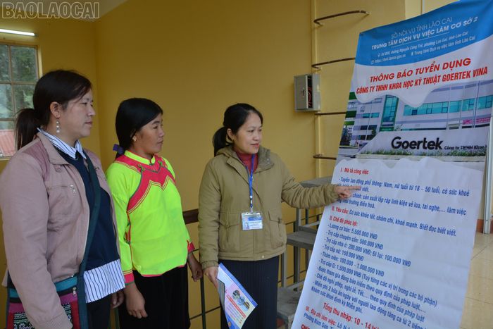  Giảm thiểu tình trạng tảo hôn, xóa hôn nhân cận huyết thống góp phần nâng cao chất lượng dân số trên địa bàn xã Tả Phìn. Trong ảnh: Phụ nữ xã Tả Phìn có đủ sức khỏe, trình độ để tham gia làm việc tại nhiều doanh nghiệp trong, ngoài tỉnh. 