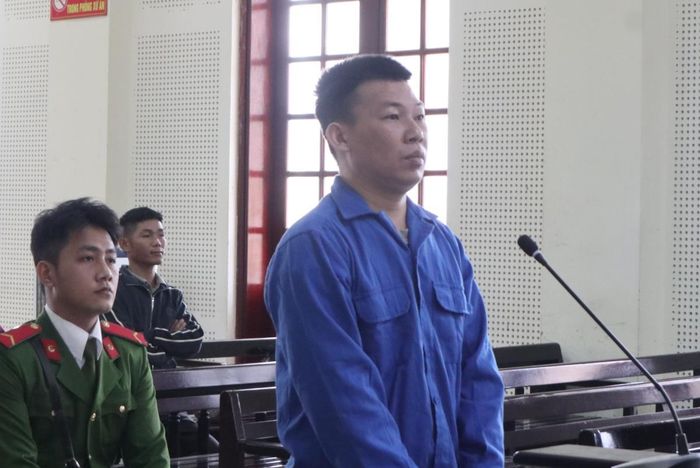 Bị cáo Đặng Văn Toản tại tòa.
