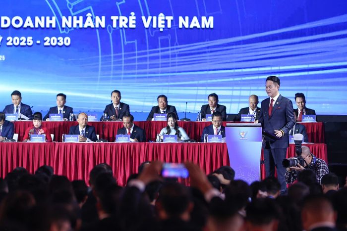 Chủ tịch Hội Doanh nhân trẻ Việt Nam Đặng Hồng Anh. Ảnh: Nhật Bắc