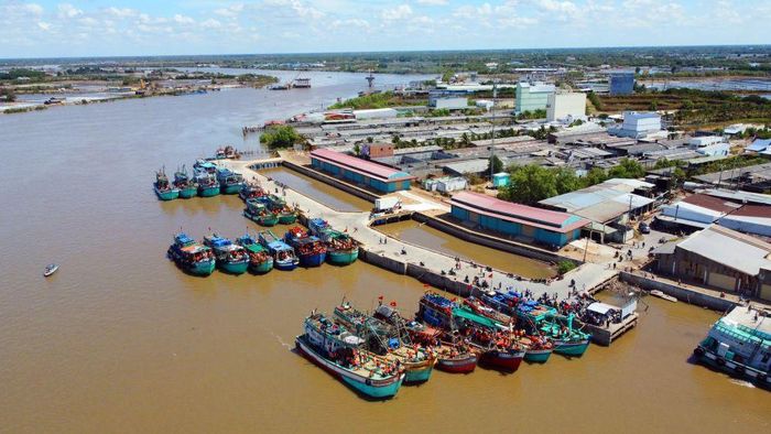 Xã Gành Hào hiện có hơn 320 tàu cá hoạt động gần bờ và xa bờ.