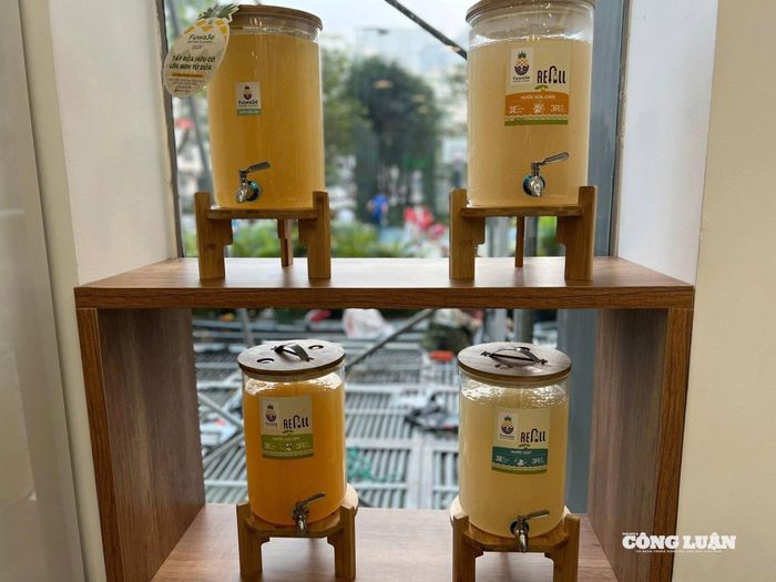 Trạm đong đầy nhằm khuyến khích lối sống xanh và bền vững.