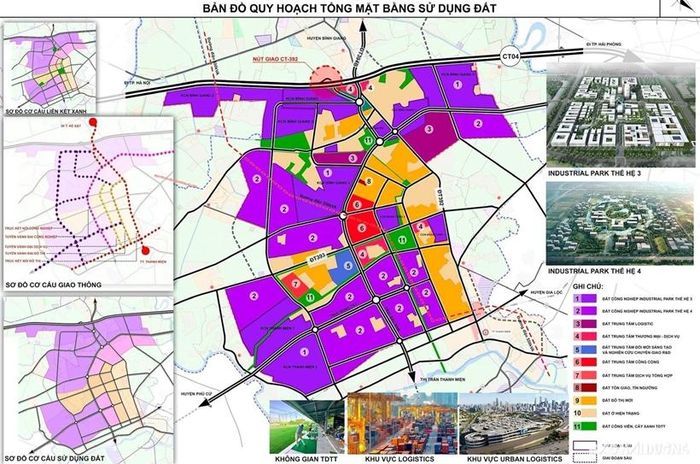  Bản đồ quy hoạch khu kinh tế chuyên biệt.