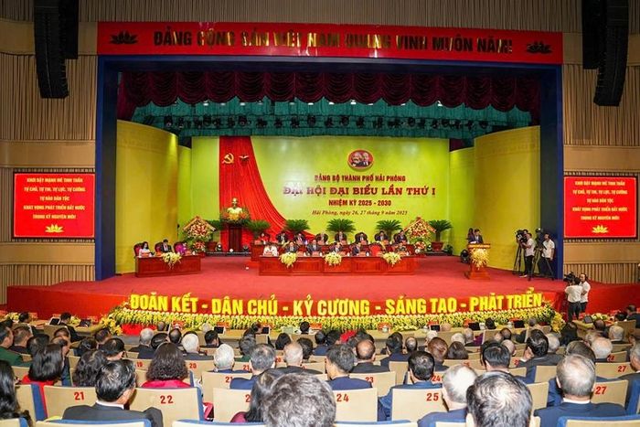  Đại hội Đảng bộ TP Hải Phòng, nhiệm kỳ 2025 - 2030, xác định đưa Hải Phòng trở thành thành phố Cảng hiện đại, văn minh, đi đầu trong xây dựng Chủ nghĩa xã hội.