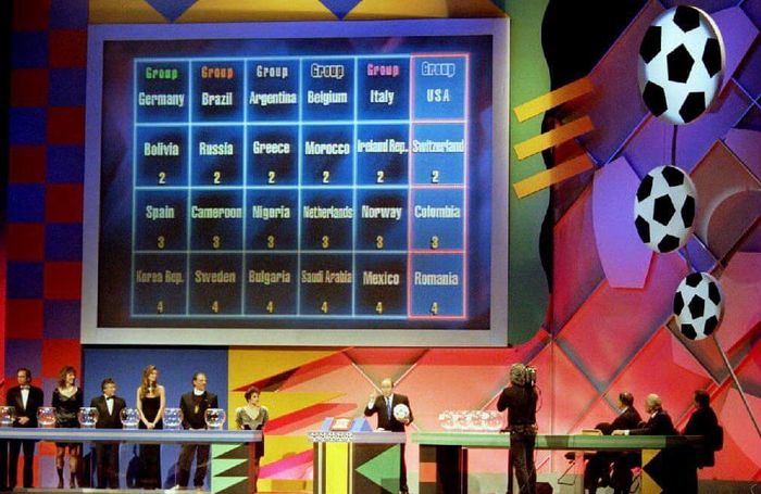 Kết quả bốc thăm vòng bảng World Cup 1994