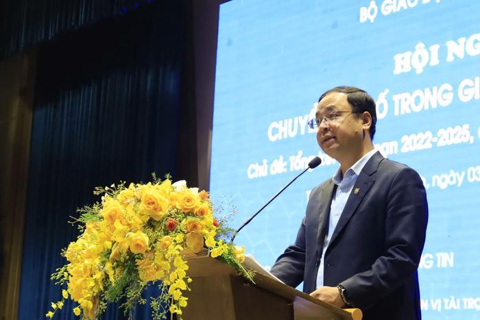  Ông Nguyễn Thế Sơn - Phó Vụ trưởng Vụ Giáo dục Phổ thông (Bộ GD&amp;ĐT). Ảnh: V.D. 