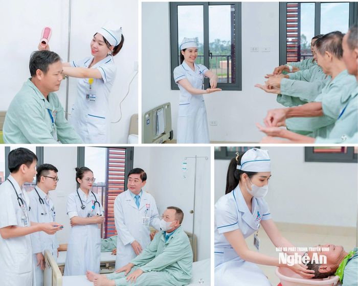 Công tác quản lý chất lượng tại Bệnh viện Ung bướu Nghệ An luôn nhận được sự quan tâm, phối hợp của các khoa, phòng. trung tâm cũng như tập thể CBNV bệnh viện. Ảnh: BVCC
