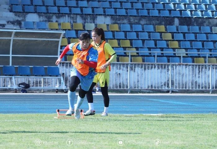Kim Yên hướng tới mục tiêu cao nhất cùng ĐT nữ Việt Nam (Ảnh: VFF)