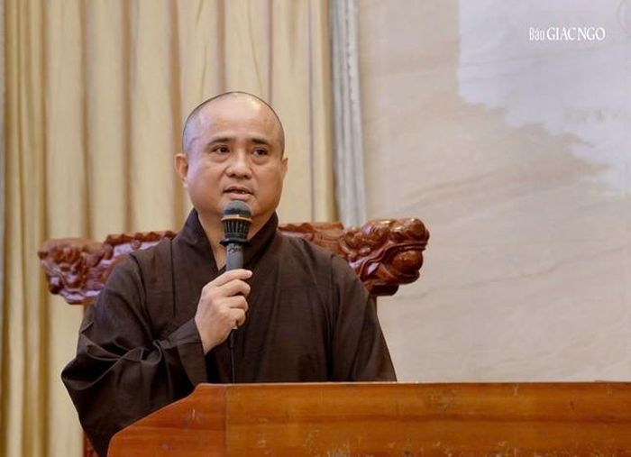 Thượng tọa Thích Tâm Hải thông tin về khóa bồi dưỡng trí tuệ nhân tạo (AI) và chuyển đổi số, cùng sự kiện 50 năm thành lập Báo Giác Ngộ 