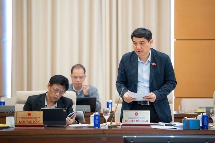  Ông Nguyễn Đắc Vinh - Chủ nhiệm Ủy ban Văn hóa và Xã hội của Quốc hội. Ảnh: Cổng TTĐT Quốc hội. 