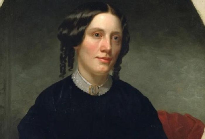 Tranh Sơn dầu trên vải "Harriet Beecher Stowe," 1853, của Alanson Fisher. (Ảnh: Public Domain)