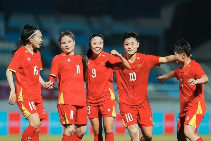 Đội tuyển nữ Việt Nam khởi đầu thuận lợi tại SEA Games 2025.Ảnh: Bùi Cương Quyết