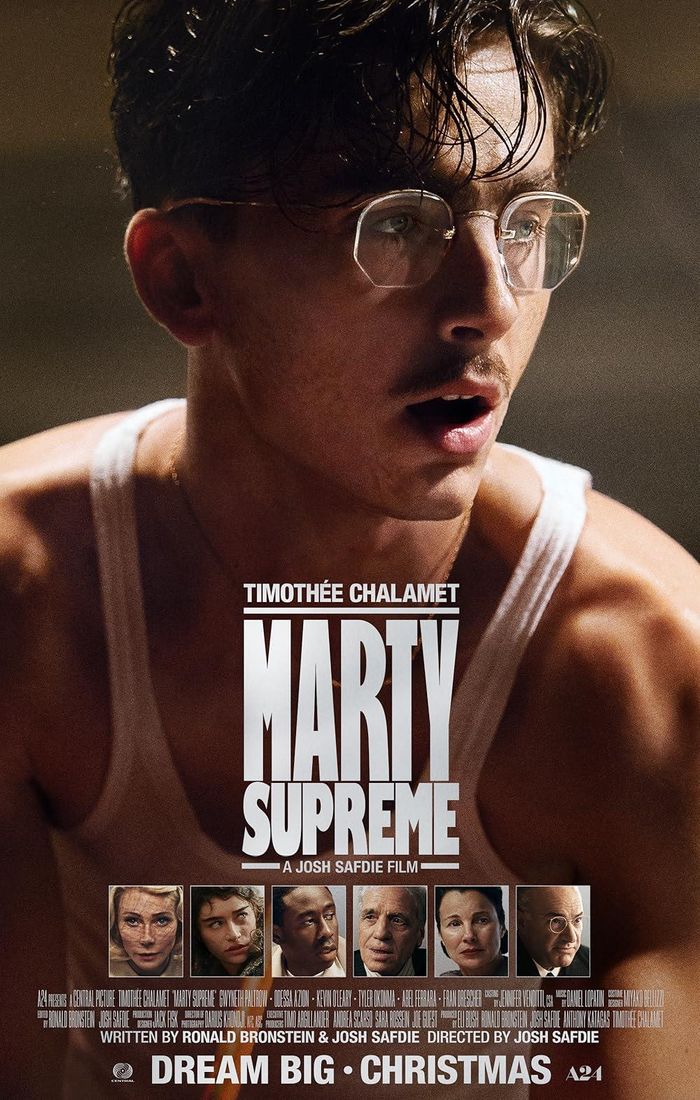 Áp phích quảng bá phim “Marty Supreme”