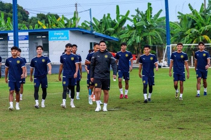 U22 Malaysia sẽ chỉ có 19 cầu thủ sẵn sàng thi đấu trong trận với Lào (Ảnh: FAM)