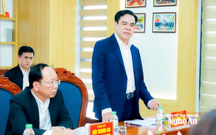 Đồng chí Võ Trọng Hải - Phó Bí thư Tỉnh ủy, Chủ tịch UBND tỉnh phát biểu chỉ đạo tại hội nghị. Ảnh: Thành Duy
