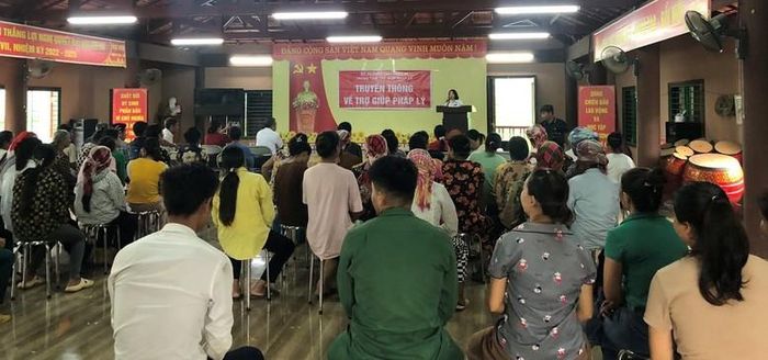 Một buổi truyền thông về hỗ trợ pháp lý cho người dân - Ảnh: VGP/BP