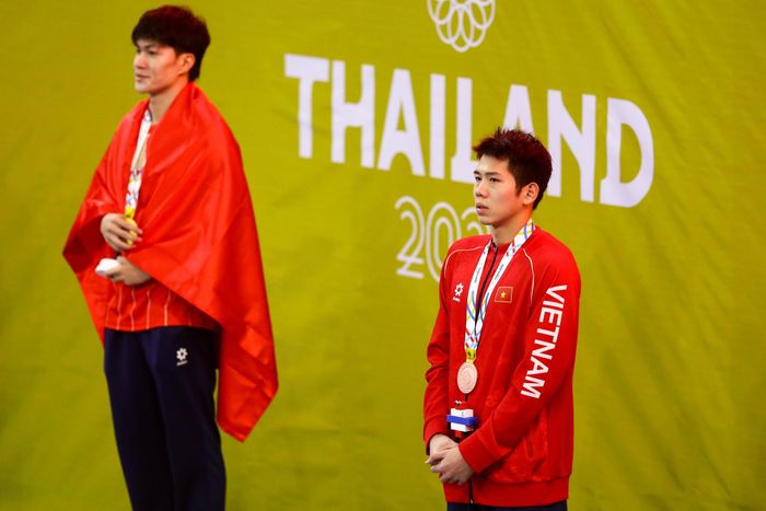 Tuy nhiên, Quang Thuấn có vẻ chưa vui với kết quả này. Anh vẫn còn những nội dung thi đấu khác để cải thiện thành tích, nhất là nội dung sở trường 400 m hỗn hợp cá nhân nam trong những ngày tới.