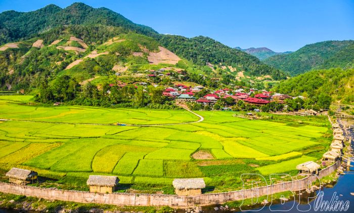 Một góc bản du lịch cộng đồng Nà Sự, xã Mường Chà.