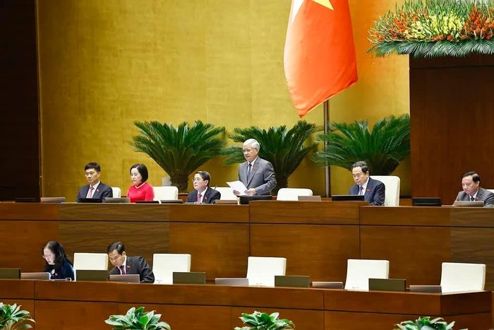 Phó Chủ tịch Thường trực Quốc hội Đỗ Văn Chiến phát biểu. Ảnh: Doãn Tấn - TTXVN