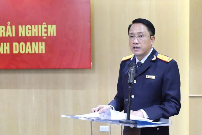 Phó Cục trưởng Mai Sơn phát biểu