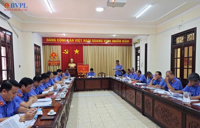  Một buổi sinh hoạt chuyên đề - VKSND tỉnh Đồng Tháp.