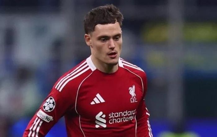 Wirtz trong màu áo Liverpool.