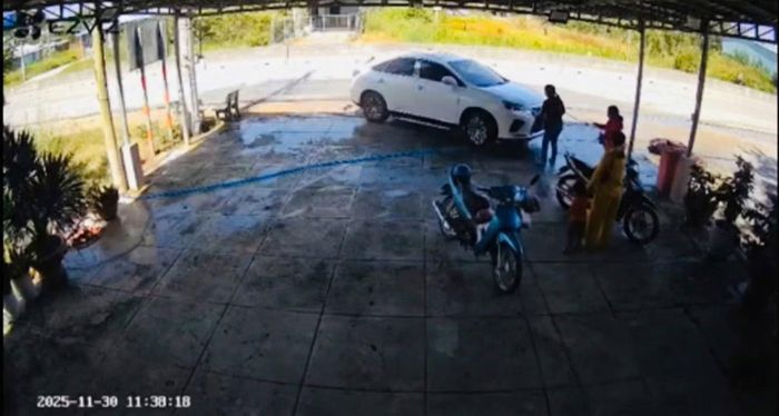 Camera ghi lại cảnh Thành cố tình lao xe đâm tử vong em gái ruột