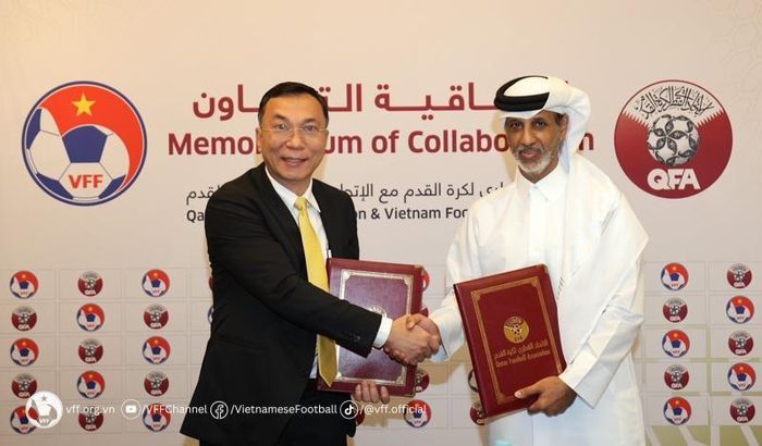 U23 Việt Nam sang tập huấn tại Qatar trước khi tham dự Vòng chung kết U23 châu Á 2026 (Ảnh: VFF).