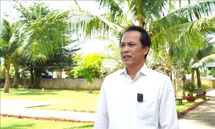 Phó Giám đốc Sở Y tế An Giang Hồ Văn Dũng trả lời phóng viên Thông tấn xã Việt Nam.