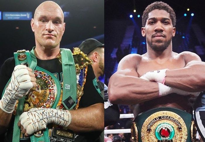 Tyson Fury (trái) và Anthony Joshua có thể thượng đài trong một sự kiện lớn vào năm 2026.
