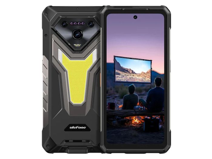Armor 34 Pro+: Smartphone siêu bền với máy chiếu, đèn LED và thiết kế cứng cáp. (Nguồn ảnh: Ulefone)
