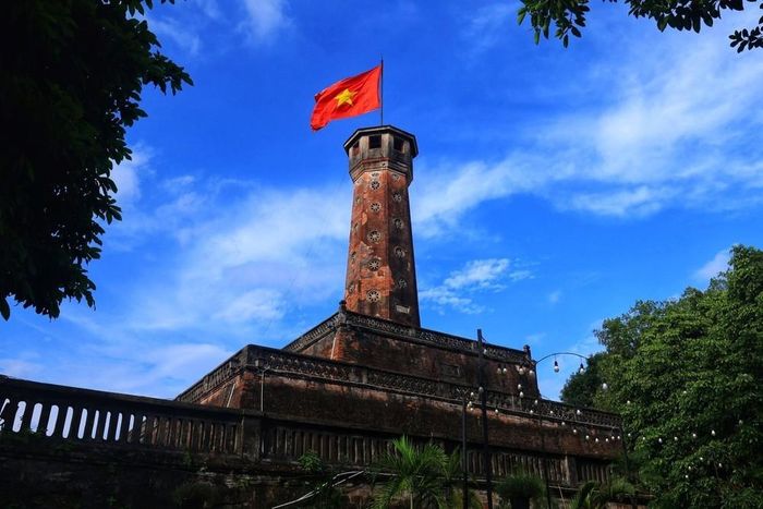 Cột cờ Hà Nội - di tích quen thuộc với người dân Thủ đô. Ảnh: Tuấn Anh - TTXVN