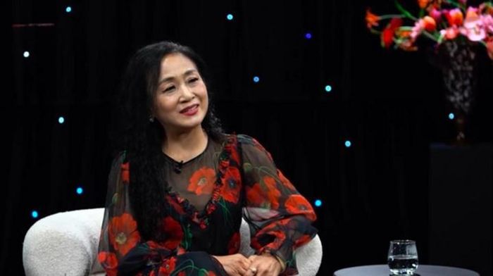 NSND Vi Hoa trong chương trình "Lời tự sự".