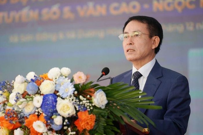 Phó Bí thư Thành ủy Hà Nội Nguyễn Trọng Đông phát biểu tại buổi lễ