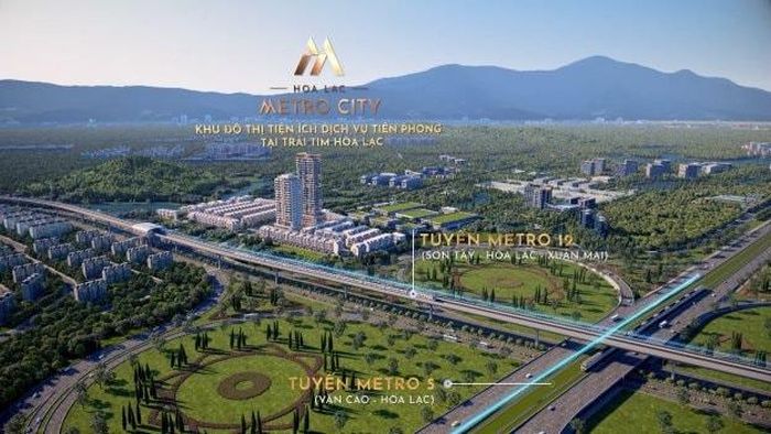 Dự án tọa lạc tại Yên Xuân, lõi trung tâm Hòa Lạc, đối diện trung tâm hành chính TP. Tây Hà Nội, cách ga Metro Tiến Xuân chỉ 500 mét - Ảnh: Grand M