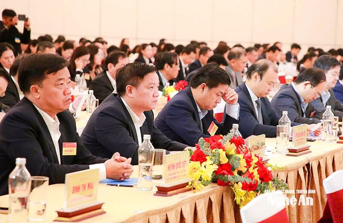 Các đại biểu tham dự tại điểm cầu Hà Nội.