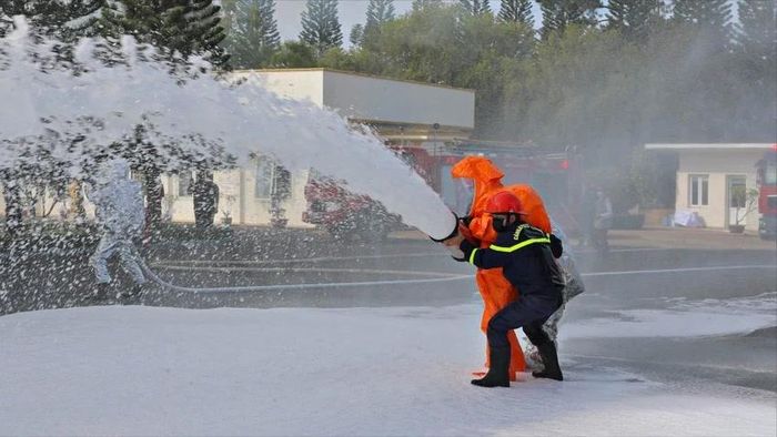 Diễn tập ứng phó sự cố bức xạ. Ảnh tư liệu
