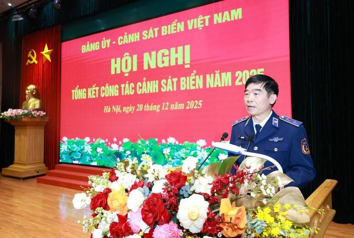  Trung tướng Bùi Quốc Oai, Bí thư Đảng ủy, Chính ủy Cảnh sát biển Việt Nam quán triệt Nghị quyết lãnh đạo thực hiện nhiệm vụ năm 2026. 