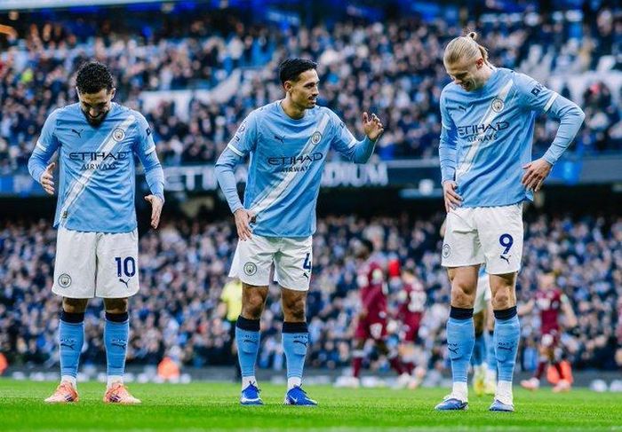 Erling Haaland lập công mở tỷ số cho Man City 