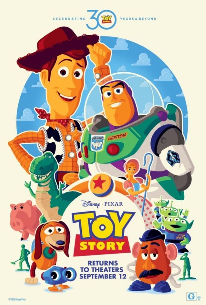 Poster tái phát hành “Toy Story” nhân kỷ niệm 30 năm